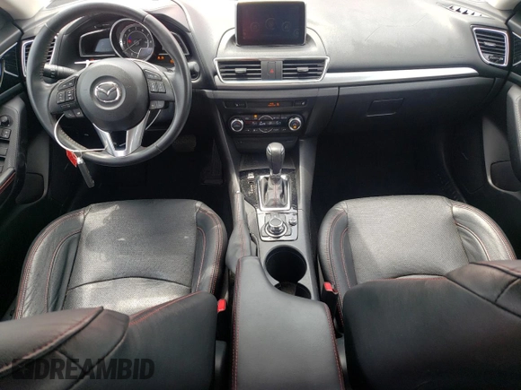 2016 Mazda 3 S Grand Touring z VIN JM1BM1N38G1298310, wystawiony jako Copart lot #54685205 z przebiegiem 70 102 mil mil oraz Szkoda całkowita • Salvage title. Historia ofert i sprzedaży dostępna na DreamBid. Obrazek 8.
