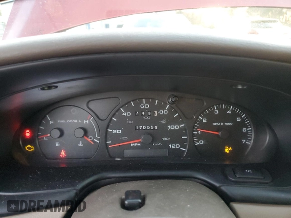 2001 Mercury Sable LS Premium with VIN 1MEHM59S91A635138, listed as a Copart auction lot 84674814 with 170,559 mi miles and Salvage Title. Bid and sale history available at DreamBid. Image 9.