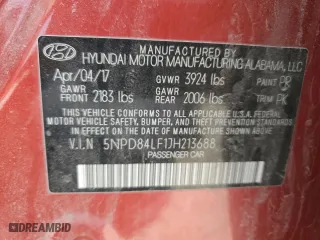 2018 Hyundai Elantra SEL with VIN 5NPD84LF1JH213688, listed as a Copart auction lot 49427755 with 104,054 mi miles and Salvage Title. Bid and sale history available at carsss.com. Image 12.