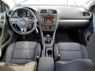2012 Volkswagen Golf TDI with VIN WVWNM7AJ5CW332205, listed as a Copart auction lot 44744695 with 109,381 mi miles and Salvage title. Bid and sale history available at DreamBid. Image 8.