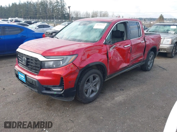 2022 Honda Ridgeline RTL-E with VIN 5FPYK3F74NB011358, listed as a IAAI auction lot 41431157 with 26,116 mi miles and . Bid and sale history available at DreamBid. Image 19.