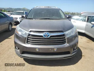 2016 Toyota Highlander Limited with VIN 5TDDCRFH0GS018466, listed as a Copart auction lot 55974825 with 136,099 mi miles and Salvage title. Bid and sale history available at DreamBid. Image 5.