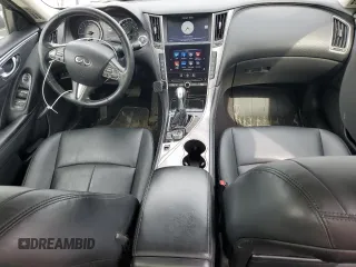 2016 Infiniti Q50 Premium with VIN JN1CV7AR2GM252066, listed as a Copart auction lot 53565405 with 163,870 mi miles and Salvage Title. Bid and sale history available at DreamBid. Image 8.
