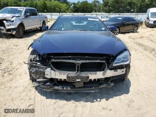 2019 BMW 6 Series 650i with VIN WBA6D4C54KGA01093, listed as a Copart auction lot 61496984 with 23,951 mi miles and Salvage Title. Bid and sale history available at carsss.com. Image 5.