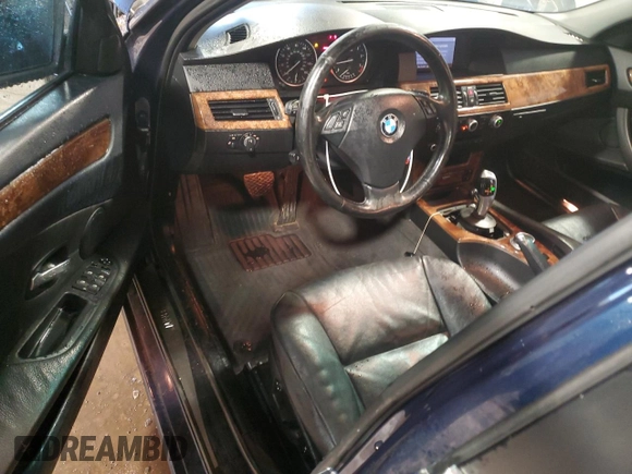 2008 BMW 5 Series 535xiT with VIN WBAPT73538CX01063, listed as a Copart auction lot 56895265 with 166,164 mi miles and Salvage title. Bid and sale history available at DreamBid. Image 8.