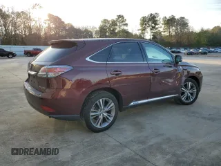2015 Lexus RX 450h with VIN 2T2ZB1BA0FC001074, listed as a Copart auction lot 88503295 with 188,053 mi miles and Salvage Title. Bid and sale history available at DreamBid. Image 3.