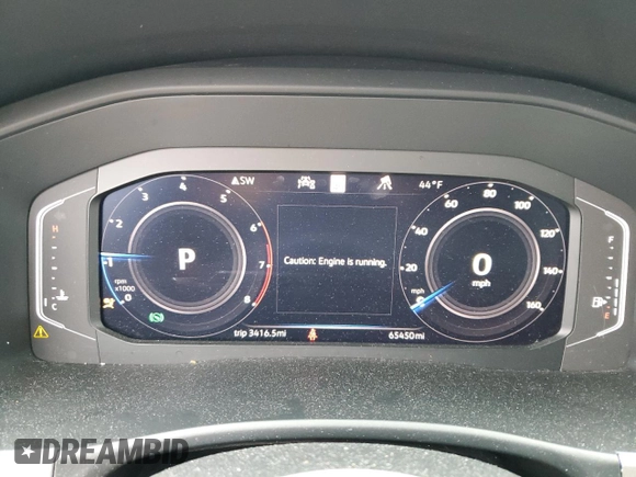 2021 Volkswagen Atlas SEL Premium with VIN 1V2TR2CA6MC513100, listed as a Copart auction lot 52947725 with 65,450 mi miles and Salvage title. Bid and sale history available at DreamBid. Image 9.
