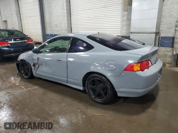2003 Acura RSX with VIN JH4DC53803C005885, listed as a Copart auction lot 44581375 with 194,979 mi miles and Salvage Title. Bid and sale history available at carsss.com. Image 2.