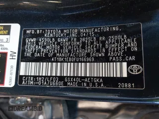 2015 Toyota Avalon Limited with VIN 4T1BK1EB0FU166969, listed as a IAAI auction lot 41987005 with 111,266 mi miles and . Bid and sale history available at DreamBid. Image 9.