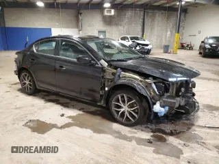 2019 Acura ILX w/Premium Pkg with VIN 19UDE2F71KA015091, listed as a Copart auction lot 46698375 with 0 mi miles and Salvage Title. Bid and sale history available at carsss.com. Image 4.