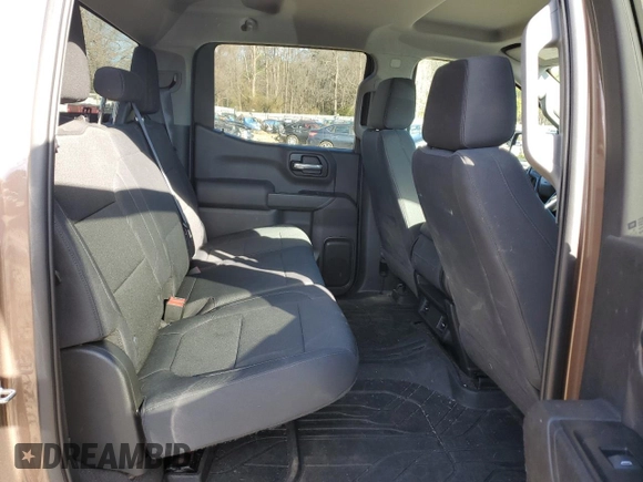 2019 Chevrolet Silverado 1500 Custom with VIN 3GCPYBEH4KG253936, listed as a Copart auction lot 86851514 with 36,320 mi miles and Salvage Title. Bid and sale history available at DreamBid. Image 10.