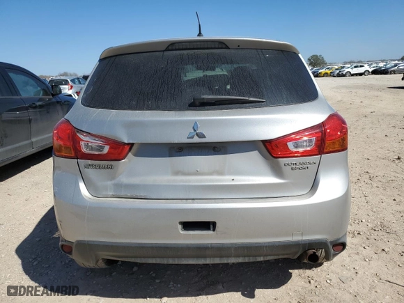 2015 Mitsubishi Outlander Sport ES with VIN 4A4AP3AU5FE054644, listed as a Copart auction lot 46352285 with 123,638 mi miles and Salvage Title. Bid and sale history available at carsss.com. Image 6.