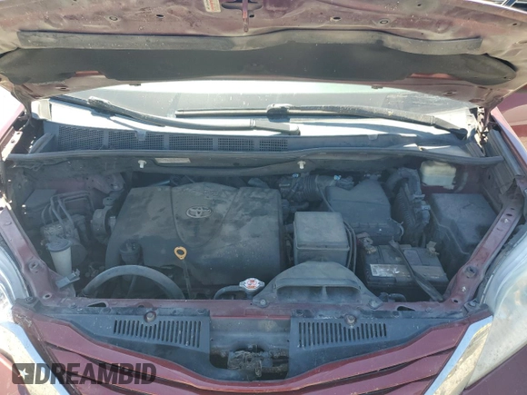 2017 Toyota Sienna LE Auto Access Seat with VIN 5TDKZ3DC3HS820585, listed as a Copart auction lot 64637025 with 288,501 mi miles and Clean title. Bid and sale history available at DreamBid. Image 12.