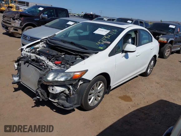 2012 Honda Civic EX with VIN 19XFB2F8XCE041230, listed as a IAAI auction lot 42142714 with 118,382 mi miles and . Bid and sale history available at DreamBid. Image 17.