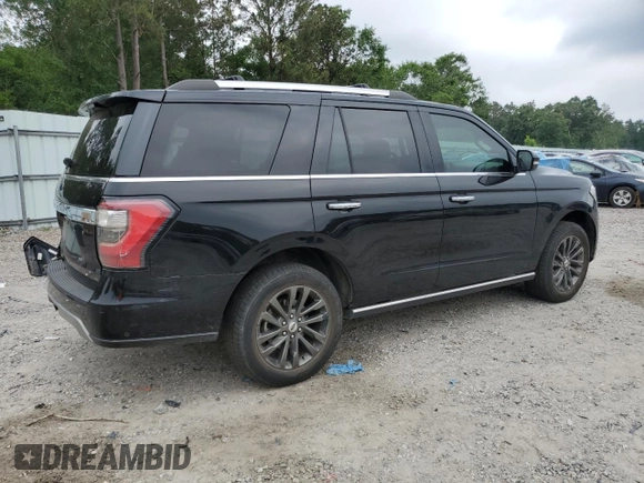 2019 Ford Expedition Limited with VIN 1FMJU1KT8KEA08208, listed as a Copart auction lot 55594965 with 117,946 mi miles and Salvage title. Bid and sale history available at DreamBid. Image 3.