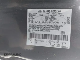 2006 Ford Ranger XL with VIN 1FTYR14D96PA60919, listed as a IAAI auction lot 42522191 with 170,328 mi miles and . Bid and sale history available at DreamBid. Image 9.
