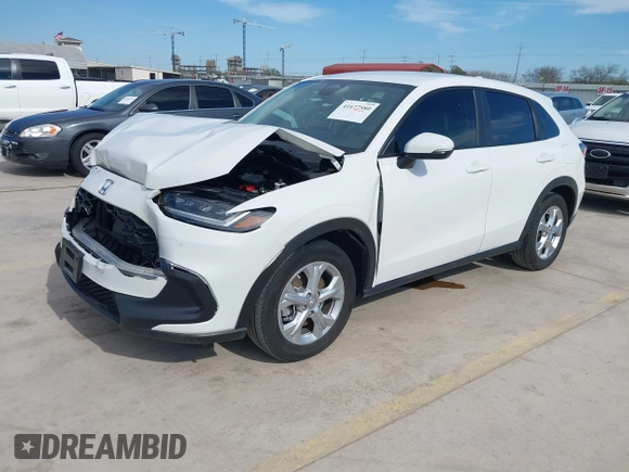 2024 Honda HR-V LX with VIN 3CZRZ1H36RM755403, listed as a IAAI auction lot 41677580 with 15,392 mi miles. Bid and sale history available at carsss.com. Image 2.