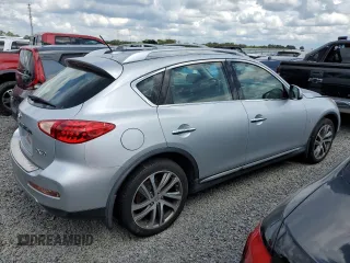 2017 Infiniti QX50 with VIN JN1BJ0RP5HM385181, listed as a Copart auction lot 73854854 with 0 mi miles and Salvage Title. Bid and sale history available at carsss.com. Image 3.