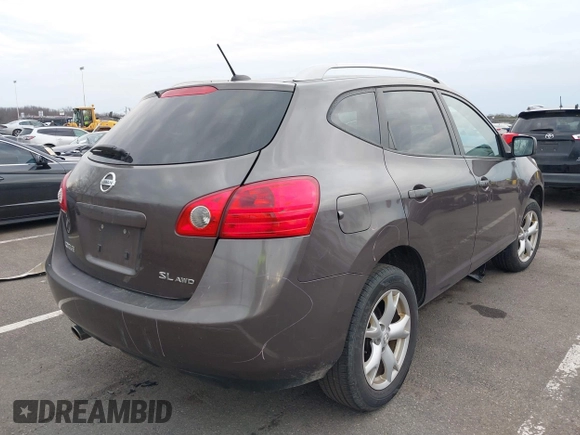 2008 Nissan Rogue SL with VIN JN8AS58V38W103180, listed as a IAAI auction lot 41650132 with 174,836 mi miles and . Bid and sale history available at DreamBid. Image 4.