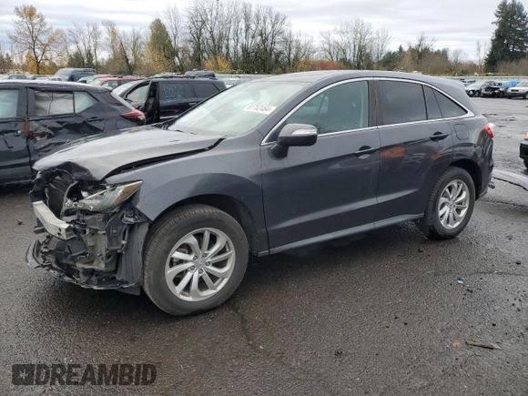 2016 Acura RDX with VIN 5J8TB3H36GL011182, listed as a Copart auction lot 81762464 with 97,102 mi miles and Salvage Title. Bid and sale history available at carsss.com. Image 1.