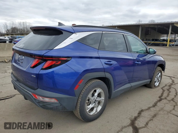 2024 Hyundai Tucson SEL with VIN 5NMJBCDE8RH294685, listed as a Copart auction lot 41420605 with 5,127 mi miles and Non Repairable. Bid and sale history available at carsss.com. Image 3.