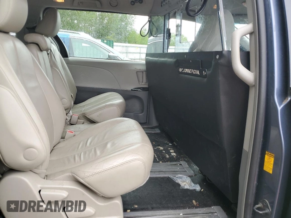 2014 Toyota Sienna L with VIN 5TDZK3DC8ES479523, listed as a Copart auction lot 57625515 with 45,373 mi miles and Salvage title. Bid and sale history available at DreamBid. Image 11.