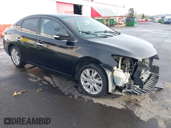 2013 Nissan Sentra SR z VIN 3N1AB7AP8DL734903, wystawiony jako IAAI lot #41165284 z przebiegiem 143 617 mil mil oraz . Historia ofert i sprzedaży dostępna na DreamBid. Obrazek 1.