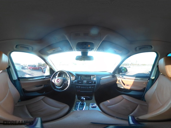 2015 BMW X3 sDrive28i with VIN 5UXWZ7C5XF0F75605, listed as a IAAI auction lot 41458124 with 155,927 mi miles. Bid and sale history available at carsss.com. Image 18.