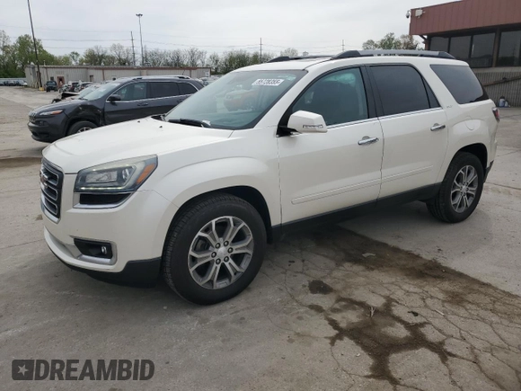 2014 GMC Acadia SLT z VIN 1GKKVSKD6EJ135611, wystawiony jako Copart lot #55728355 z przebiegiem 195 821 mil mil oraz Szkoda całkowita • Salvage title. Historia ofert i sprzedaży dostępna na DreamBid. Obrazek 1.