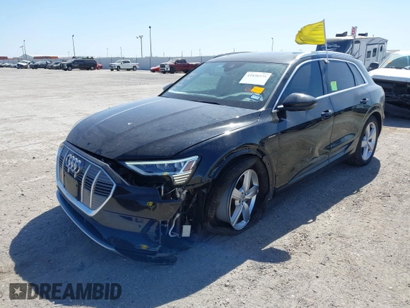 2019 Audi e-tron Prestige with VIN WA1VAAGE6KB020622, listed as a IAAI auction lot 41830236 with 32,835 mi miles and . Bid and sale history available at DreamBid. Image 19.