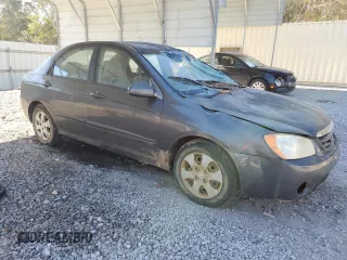 2006 Kia Spectra EX with VIN KNAFE122665277678, listed as a Copart auction lot 74695984 with 205,742 mi miles and Salvage Title. Bid and sale history available at carsss.com. Image 4.
