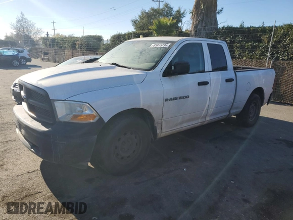 2012 Ram 1500 ST with VIN 1C6RD6FK2CS166849, listed as a Copart auction lot 83915794 with 460,723 mi miles and Clean title. Bid and sale history available at DreamBid. Image 1.