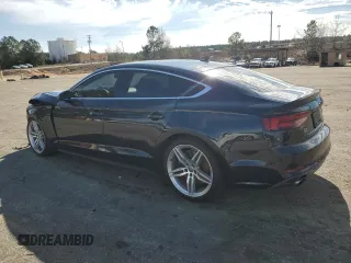 2018 Audi A5 Sportback Premium Plus with VIN WAUENCF56JA072969, listed as a Copart auction lot 39968134 with 61,683 mi miles. Bid and sale history available at carsss.com. Image 2.