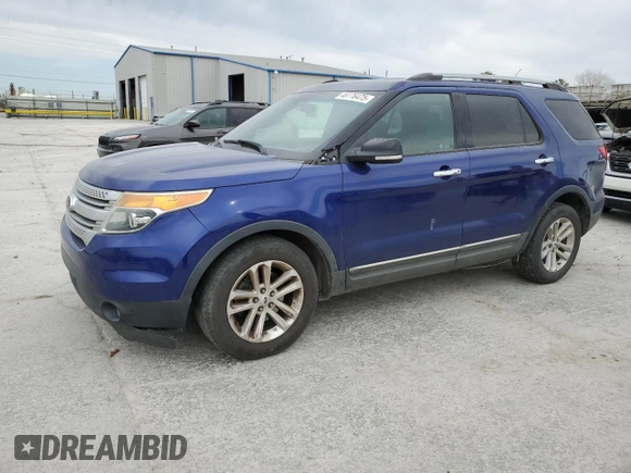 2013 Ford Explorer XLT with VIN 1FM5K7D94DGB13752, listed as a Copart auction lot 48776475 with 153,684 mi miles and Clean Title. Bid and sale history available at carsss.com. Image 1.