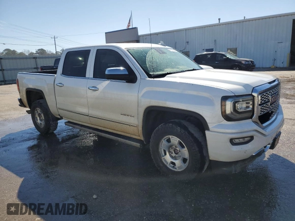 2017 GMC Sierra 1500 Denali with VIN 3GTU2PEJ3HG128374, listed as a Copart auction lot 47121155 with 214,373 mi miles and Salvage Title. Bid and sale history available at DreamBid. Image 4.