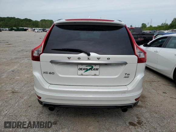 2017 Volvo XC60 R-Design with VIN YV449MRS7H2026756, listed as a Copart auction lot 53217014 with 86,201 mi miles and Salvage title. Bid and sale history available at DreamBid. Image 6.