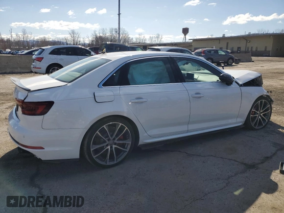 2019 Audi S4 Premium Plus z VIN WAUB4AF42KA000766, wystawiony jako Copart lot #50551065 z przebiegiem Nie podano mil oraz Szkody całkowita. Historia ofert i sprzedaży dostępna na DreamBid. Obrazek 3.
