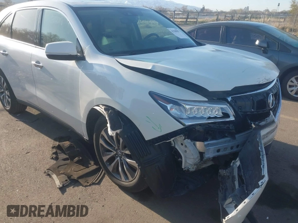 2016 Acura MDX w/Tech with VIN 5FRYD4H49GB045079, listed as a IAAI auction lot 41968901 with 113,577 mi miles. Bid and sale history available at carsss.com. Image 6.