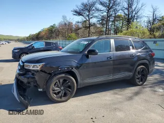 2023 Volkswagen Atlas SE z VIN 1V2KR2CA3PC521929, wystawiony jako Copart lot #56293275 z przebiegiem 18 694 mil mil oraz Szkoda całkowita • Salvage title. Historia ofert i sprzedaży dostępna na DreamBid. Obrazek 1.