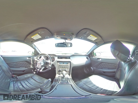2013 Ford Mustang V6 with VIN 1ZVBP8AM1D5265875, listed as a Copart auction lot 60679005 with 102,380 mi miles and Salvage title. Bid and sale history available at DreamBid. Image 14.