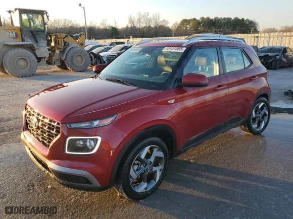 2024 Hyundai Venue Limited with VIN KMHRC8A30RU287511, listed as a Copart auction lot 43451565 with 5,470 mi miles and Salvage Title. Bid and sale history available at carsss.com. Image 1.