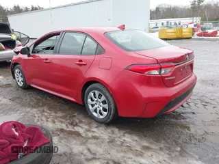2021 Toyota Corolla LE with VIN JTDEPMAE9MJ141300, listed as a IAAI auction lot 41721838 with 51,439 mi miles and . Bid and sale history available at carsss.com. Image 3.