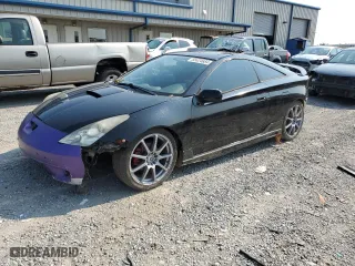 2002 Toyota Celica GTS with VIN JTDDY32T220061761, listed as a Copart auction lot 65624684 with 159,060 mi miles and Salvage Title. Bid and sale history available at carsss.com. Image 1.