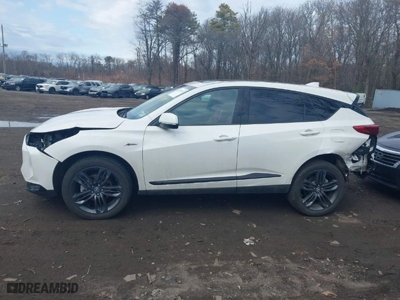 2023 Acura RDX w/A-Spec Package with VIN 5J8TC2H65PL010087, listed as a IAAI auction lot 41732497 with 14,849 mi miles. Bid and sale history available at carsss.com. Image 14.