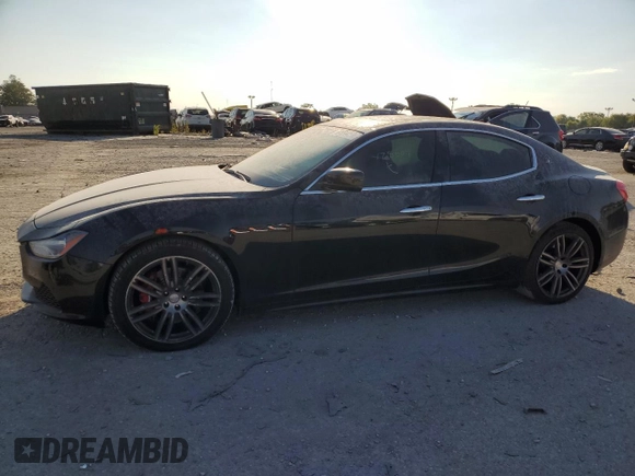 2016 Maserati Ghibli S Q4 with VIN ZAM57RTA6G1178604, listed as a Copart auction lot 68558453 with 78,600 mi miles. Bid and sale history available at carsss.com. Image 1.