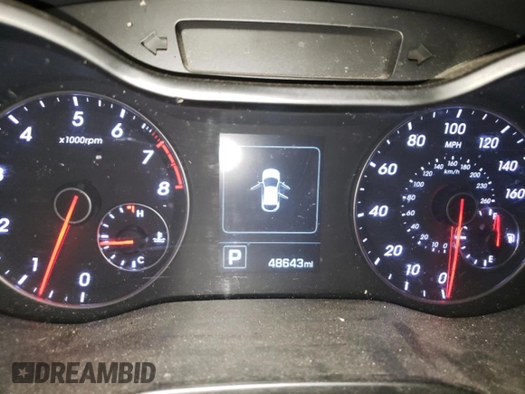 2016 Hyundai Veloster Turbo with VIN KMHTC6AE2GU284747, listed as a Copart auction lot 59695995 with 48,643 mi miles and Salvage title. Bid and sale history available at DreamBid. Image 9.