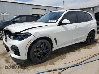 2019 BMW X5 xDrive40i with VIN 5UXCR6C53KLK88495, listed as a Copart auction lot 55680075 with 81,648 mi miles and Salvage title. Bid and sale history available at DreamBid. Image 1.