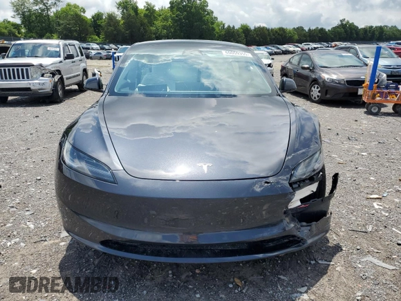 2025 Tesla Model 3 Long Range с VIN 5YJ3E1EA5SF996941, выставлен на аукционе Copart как лот 60059355 с пробегом 1 015 миль миль и Списание • Salvage title. История ставок и продаж доступна на DreamBid. Изображение 5.