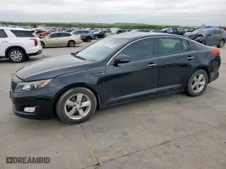 2015 Kia Optima LX with VIN 5XXGM4A7XFG401777, listed as a Copart auction lot 51649725 with 133,512 mi miles and Salvage Title. Bid and sale history available at carsss.com. Image 1.