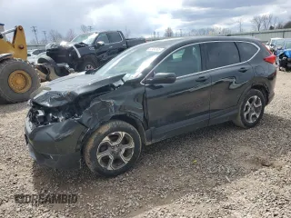 2017 Honda CR-V EX with VIN 5J6RW2H52HL051022, listed as a Copart auction lot 52494905 with 138,064 mi miles and Salvage Title. Bid and sale history available at carsss.com. Image 1.